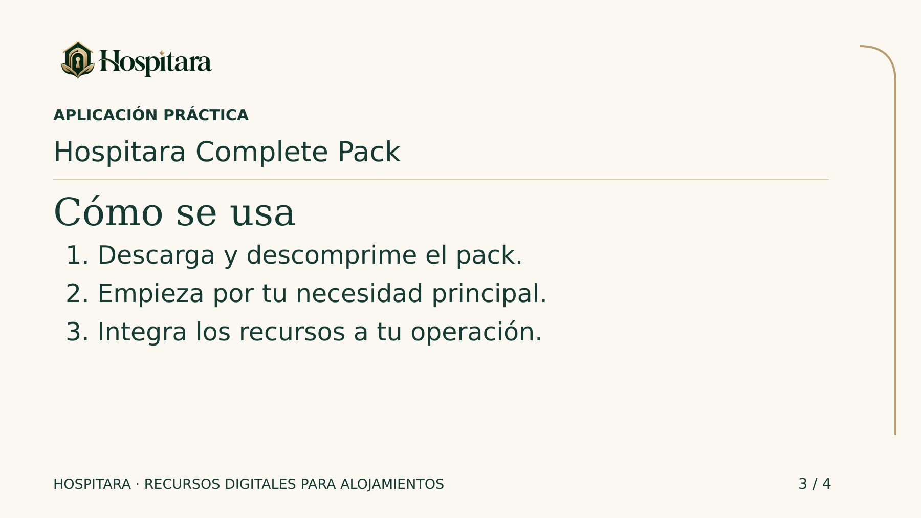 Hospitara Complete Pack · lámina 3