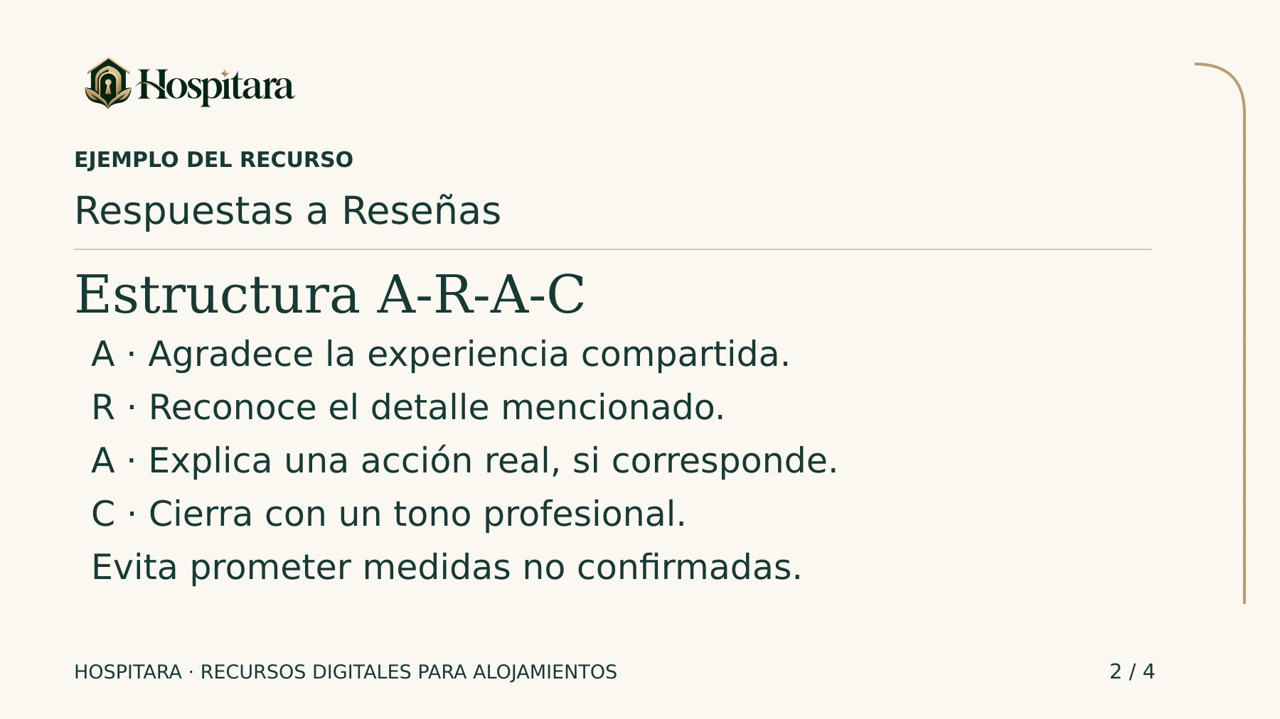 Pack Profesional de Respuestas a Reseñas · lámina 2