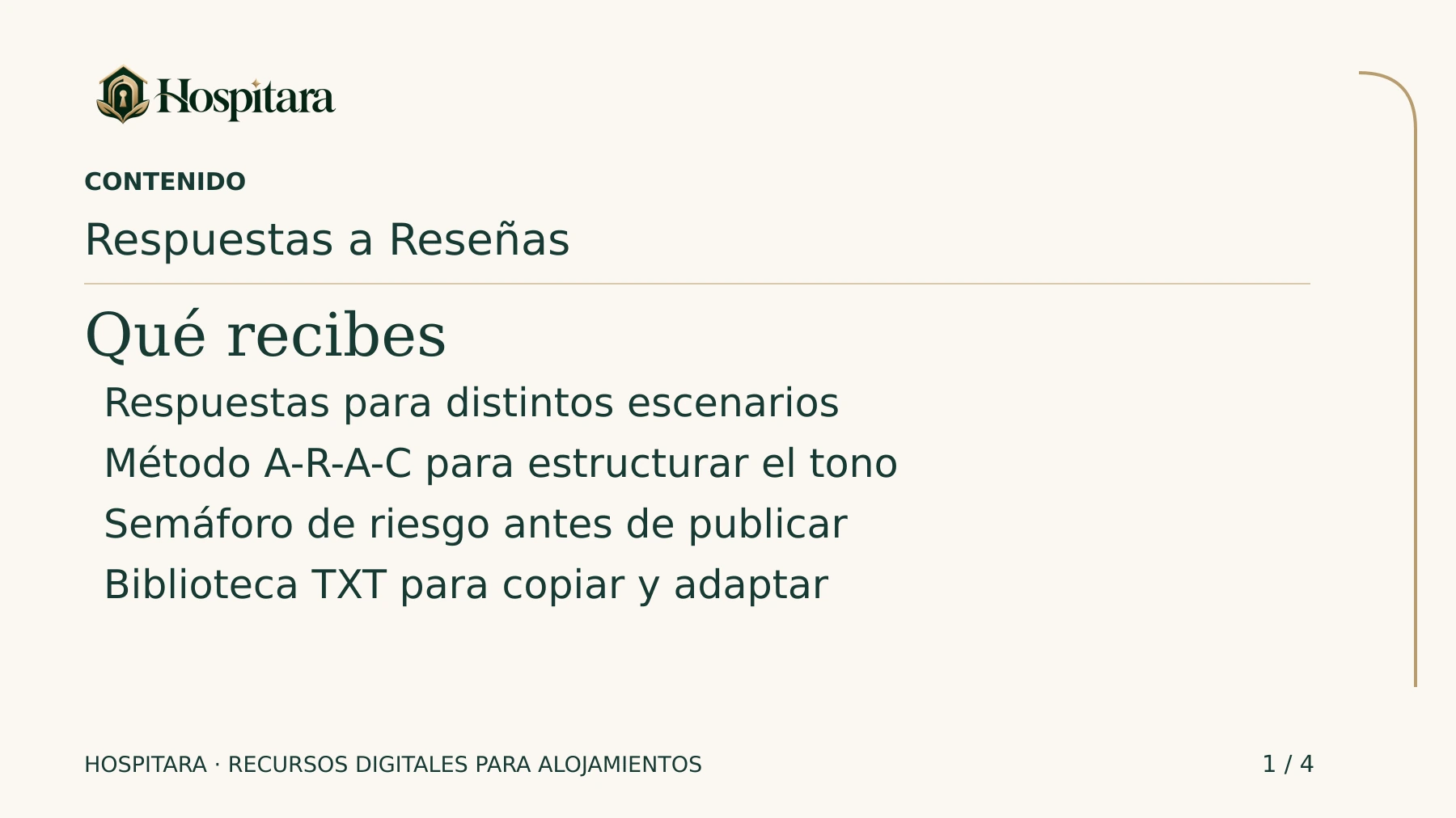 Pack Profesional de Respuestas a Reseñas · lámina 1